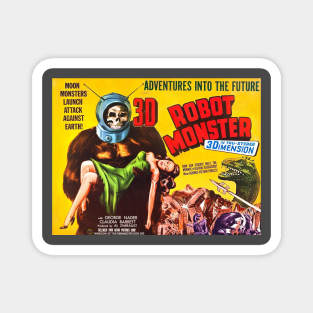 Robot Monster Movie Poster Magnet