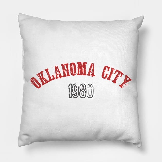 Oklahoma 1980 Pillow by Joytie