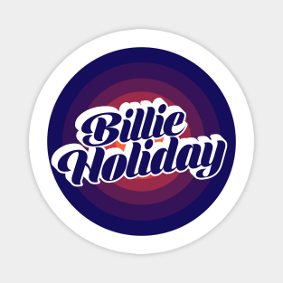 BILLIE HOLIDAY - BLURN CIRCLE Magnet