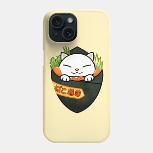 Chubby Cat Temaki Sushi Phone Case
