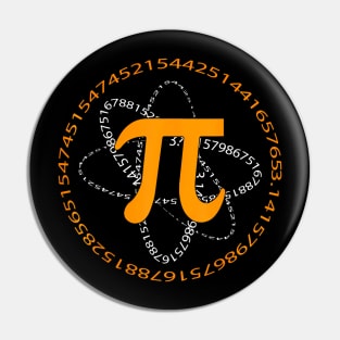 Pi Day Infinite Irrational 3 14 Spiral Math Numbers Teacher Pin