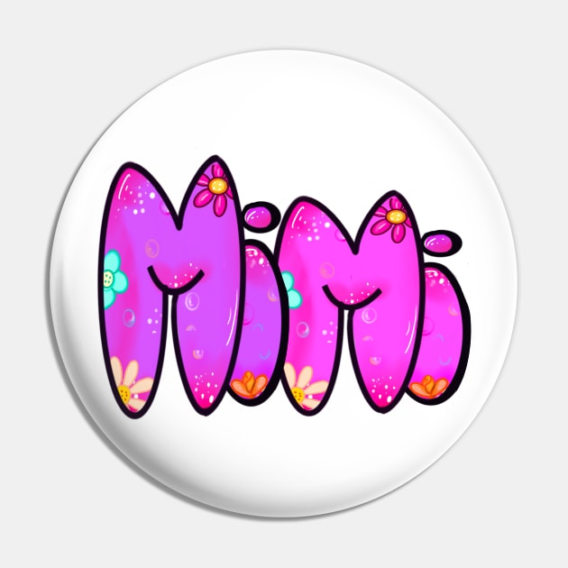 Mimi Top 10 best personalised gifts - Mimi - personalised,personalized custom name with flowers Pin by Artonmytee