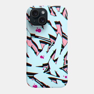 Glitch Graffiti Letters Phone Case