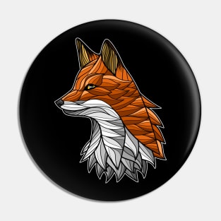 Fox Tattoo Pin