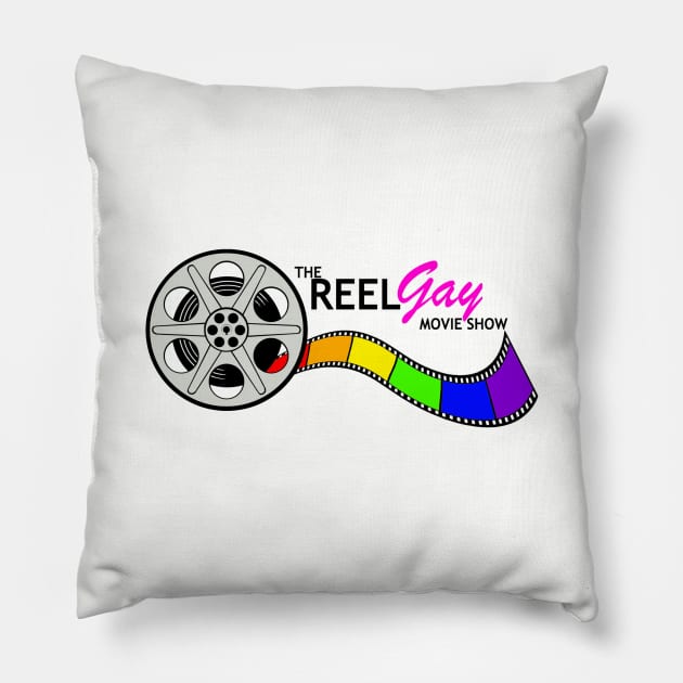 Reel Gay Movie Show Logo Pillow by ReelGayMovieShow