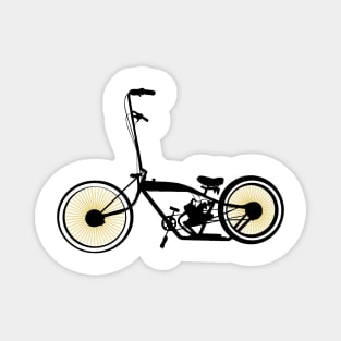 Lowrider Bicycle - All Black - Whitewall Magnet