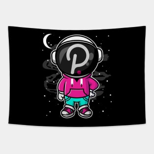 Hiphop Astronaut Polkadot DOT To The Moon Crypto Token Cryptocurrency Wallet Birthday Gift For Men Women Kids Tapestry