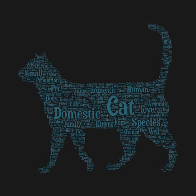 Cat Animal Pet Text Word Cloud by Cubebox