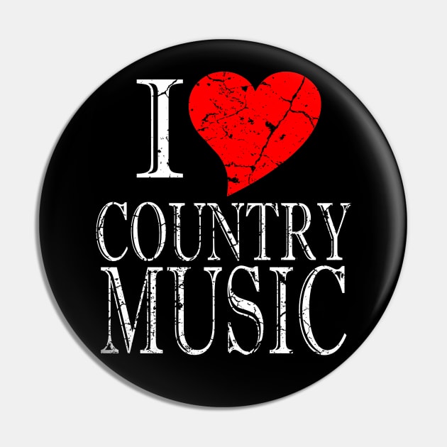 I Love Country Music Pin by Mila46