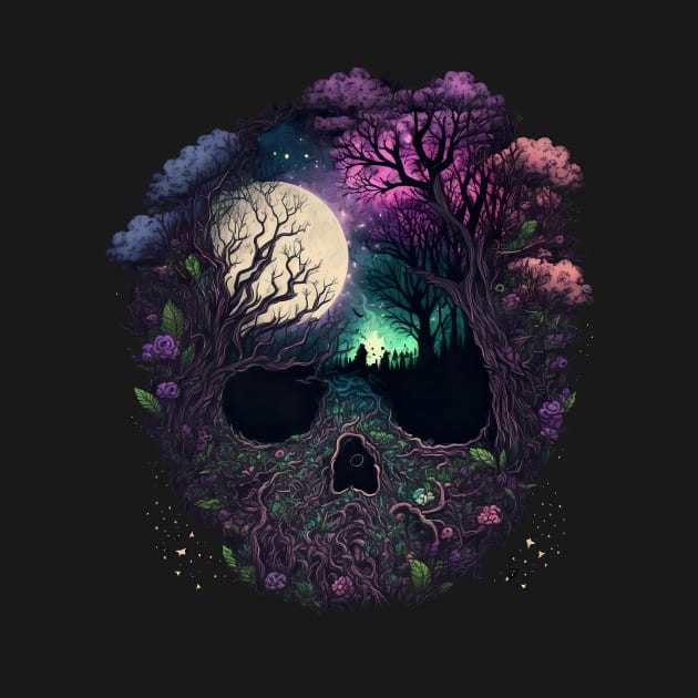 Dark forest spirit by ElectricMint