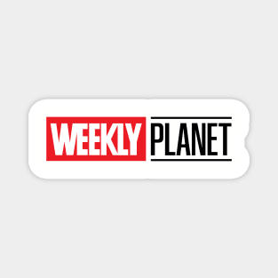 Weekly Planet (dark on light) Magnet