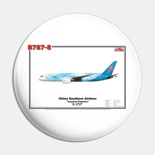 Boeing B787-8 - China Southern Airlines "Launch Colours" (Art Print) Pin