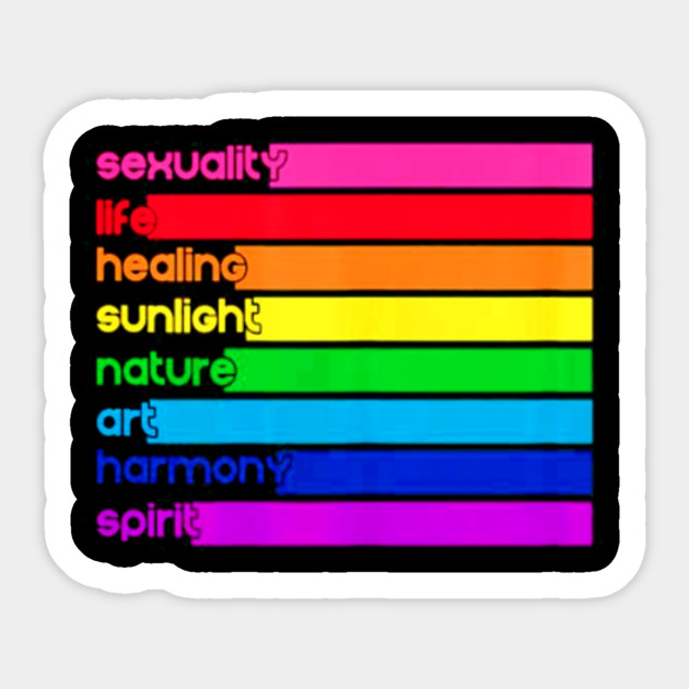 Pride Meaning Of Rainbow Colors Lgbt T Shirt Pride Meaning Of