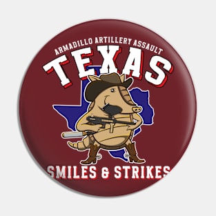 Texas Armadillo paintball Pin