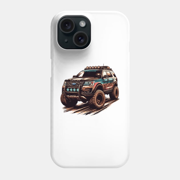 Ford Explorer Phone Case by Vehicles-Art