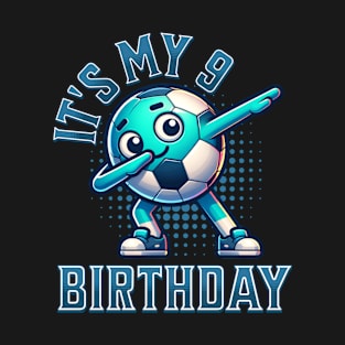 Soccer Boy It's My 9 Birthday T-Shirt