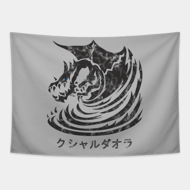 Kushala Daora Distressed Icon Kanji Monster Hunter Tapestry Teepublic Последние твиты от kushala daora (@kushaladaora123). teepublic