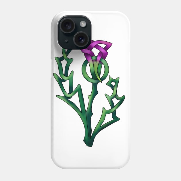 Thistle Phone Case by KnotYourWorld4