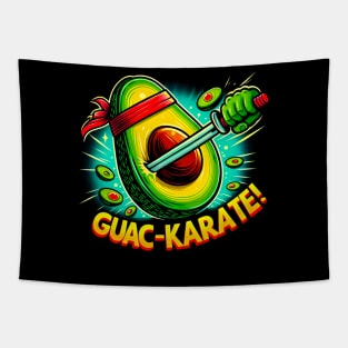 Guac Karate ! Avocado Lover funny Gift Tapestry