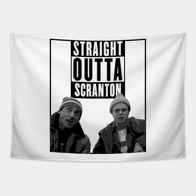 Straight Outta Scranton Tapestry by raidrival