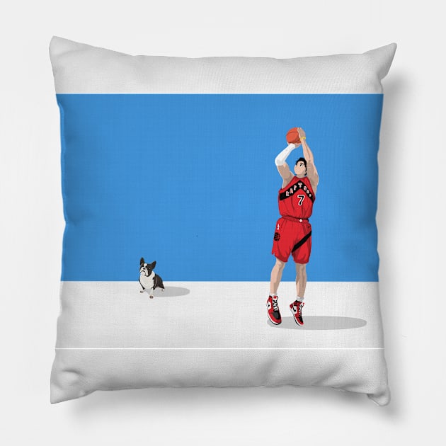 RAPTORS SINCE 93 Pillow by SWISH MART