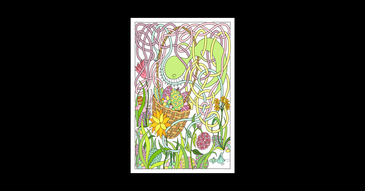 Mr Squiggly Hidden Easter Bunny - Mr Squiggly And Friends - Sticker ...