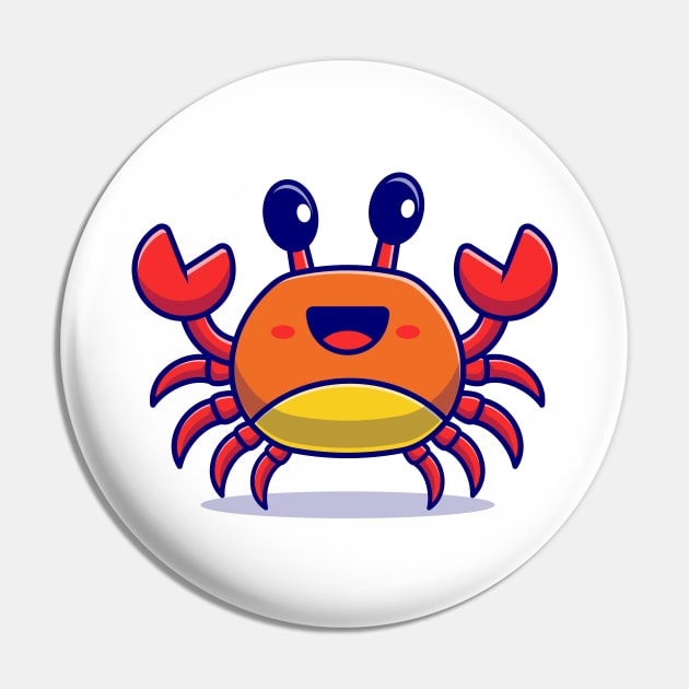 Cute Crab Cartoon Vector Icon Illustration Pin by Catalyst Labs