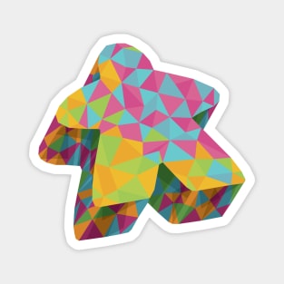 Summer Geo Meeple Magnet