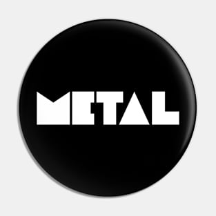 Metal logo design Pin