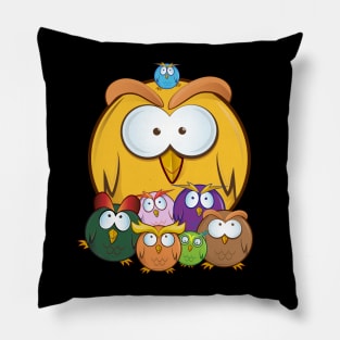 Angry Owls Pillow