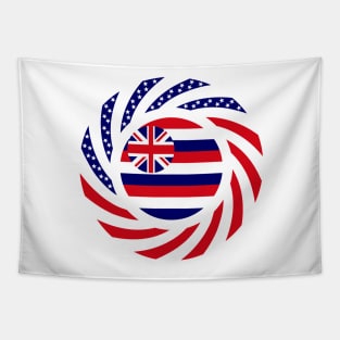 Hawaiian Murican Patriot Flag Series Tapestry