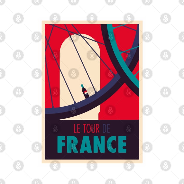 Cycling Le Tour De France by inkstyl