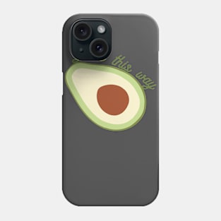 Guac this way Phone Case