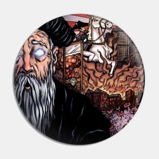 Nostradamus The Seer Pin