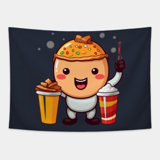 Donut kawaii  junk food T-Shirt cute  funny Tapestry