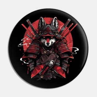 samurai fox Pin