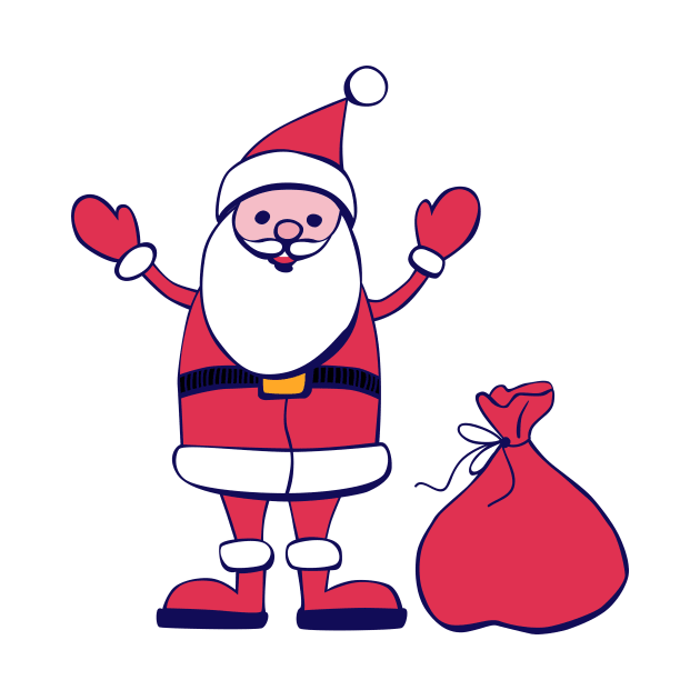 Santa Claus Christmas design by katerinamk