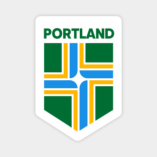 Portland, Oregon City Flag Emblem Magnet