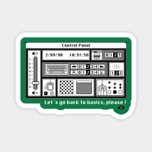 Let´s go back to basics, please ! Magnet