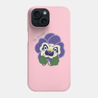 Yo Pansy, cute Pansy Flower Phone Case