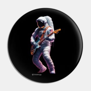 Rock N' Roll Astronaut Pin