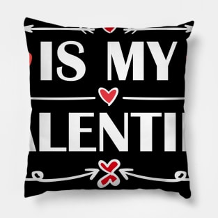 Swimming Is My Valentine T-Shirt Funny Humor Fans Pillow