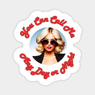 Call Me Blondie Merch Magnet