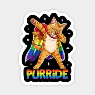 Purride Cat LGBT Magnet