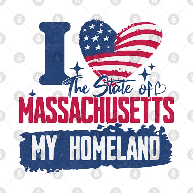 Massachusetts my homeland by HB Shirts