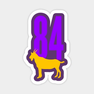 the goat 84 purple minnesota moss goat Magnet