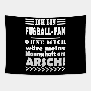 Fußball Fan Deutschland WM Spruch Geschenk Tapestry