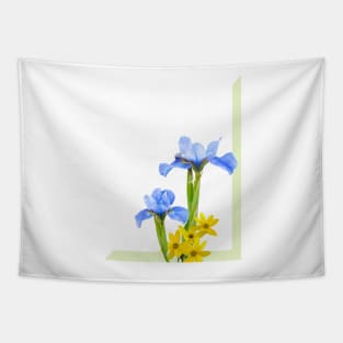 Blue Iris Tapestry