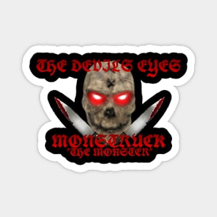 Monstruck "Devils Eyes" Magnet