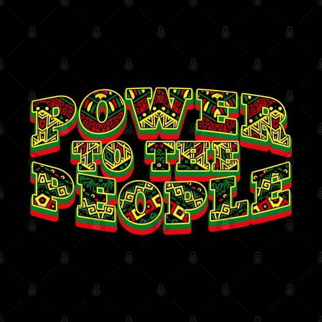 Power to the people africa pattern by opippi